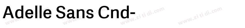 Adelle Sans Cnd字体转换